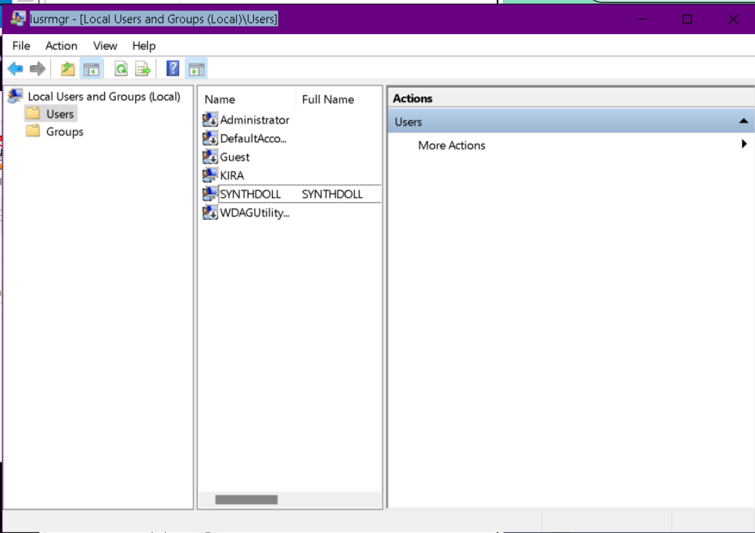 WINDOWS запрещено русское имя